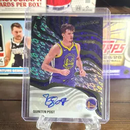 Quinten Post 2024-25 Panini Revolution Signatures autograph RS-POT