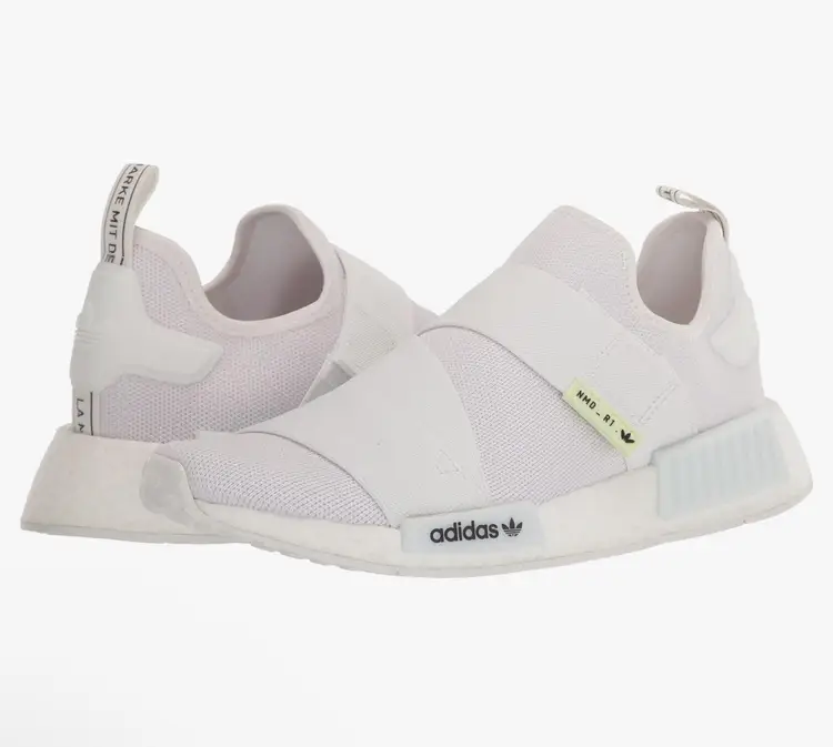 Adidas nMD R1 Cloud White Super Comfy Women’s Running Sneakers Size 7 New!