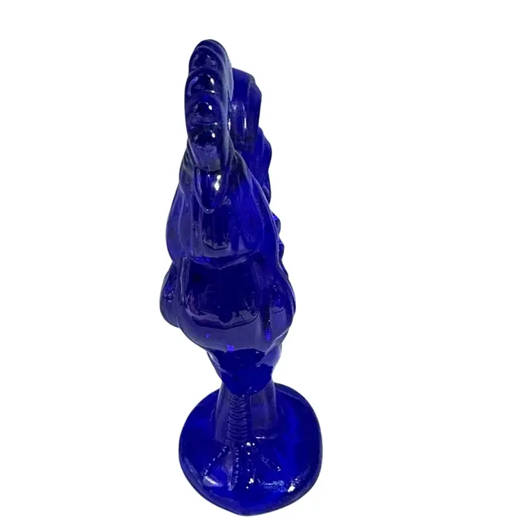 Vintage Rooster Cobalt Blue