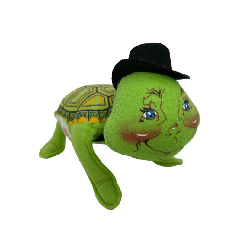 Annalee 7" Timmy Turtle In Top Hat Bow Tie 2000 HTF Vintage Mobilitee
