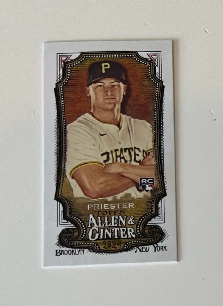 Quinn Priester RC A&G Back Mini Pittsburgh Pirates
