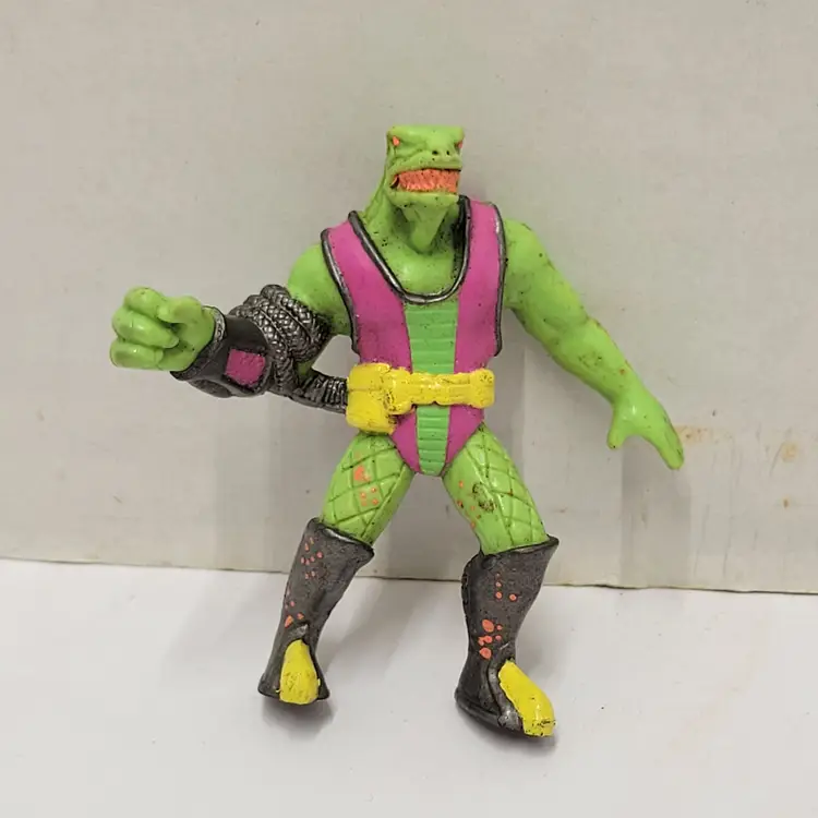 VTG Scum Lizard : 1991 Galoob Trash Bag Bunch Mini Action Figure Toy
