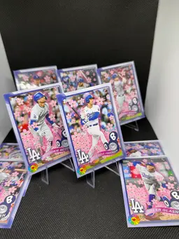 2025 Topps Tokyo Series Murakami 9 Card Los Angeles Dodgers Lot World Series