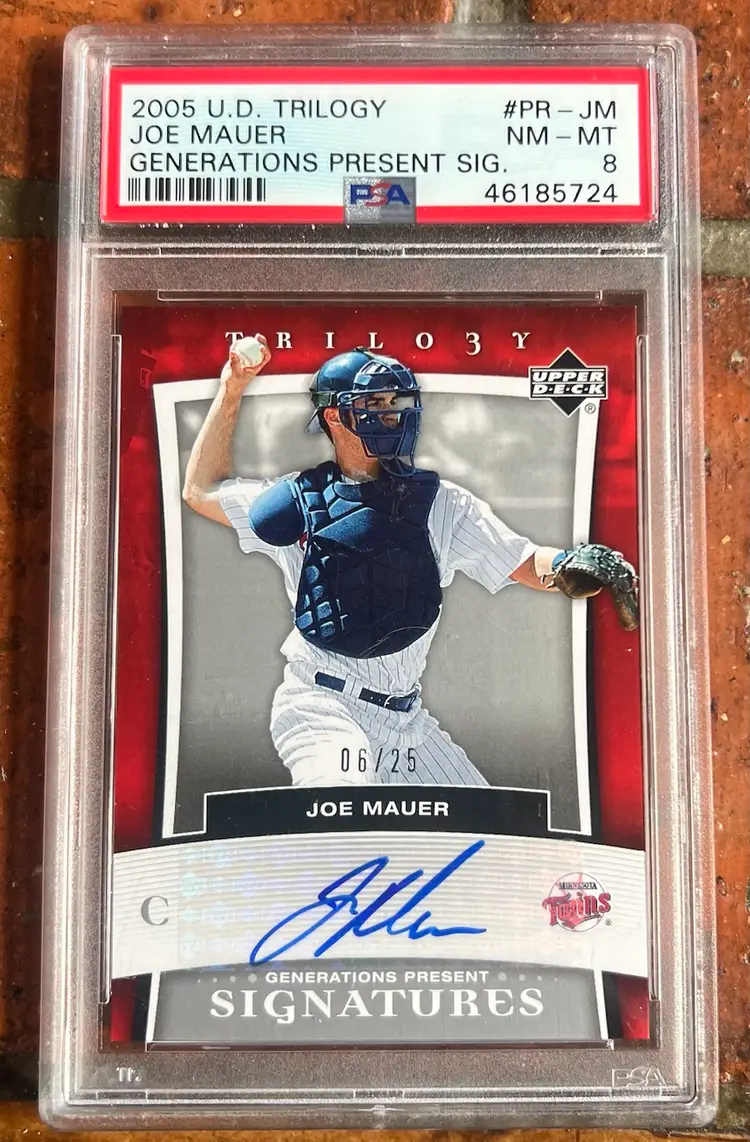 Joe Mauer Autograph Lot