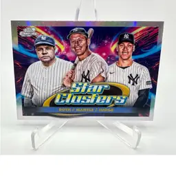 2025 Topps Chrome Cosmic Ruth / Mantle / Judge - Star Clusters #TSC-2