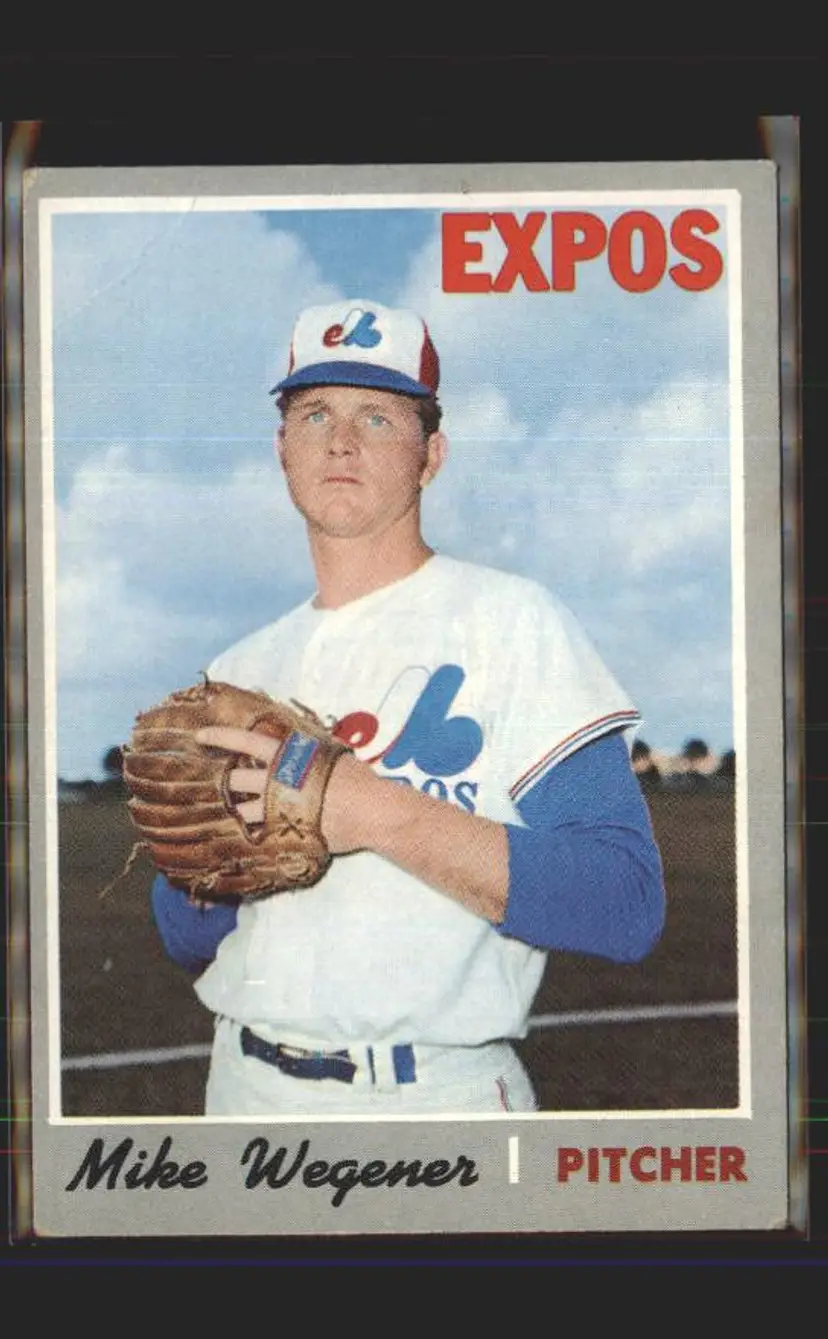 Mike Wegener 1970 Topps #193 - () - Montreal Expos