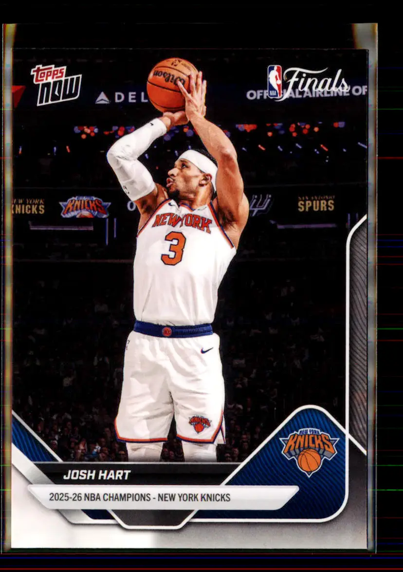 Josh Hart 2026 Topps Now NBA Champions New York Knicks #C2 - New York Knicks - (2-113)
