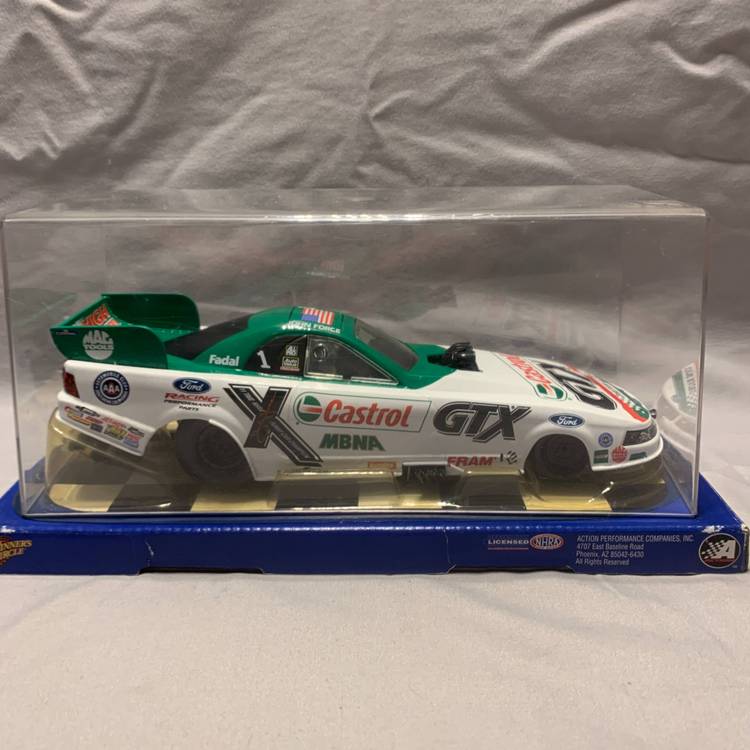 Vintage John Force Funny Racing Car Diecast 1/24 Scale CASTROL GTX