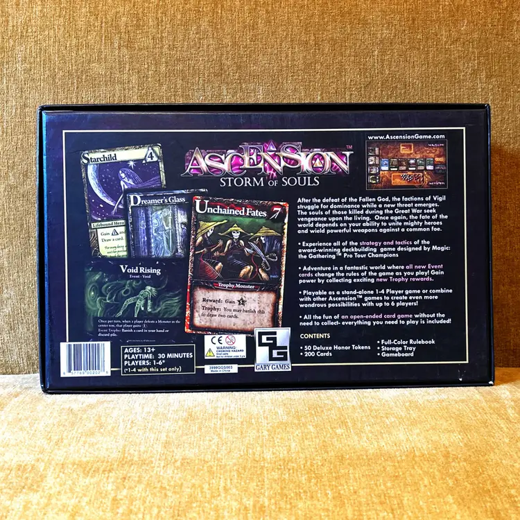 Ascension: Deckbuilding Game + 3 Expansions (Return of the Fallen, Immortal Heroes, Storm of Souls)