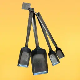 Ekco Flint Measuring Spoon 4pc Set Vintage Stainless Shovel