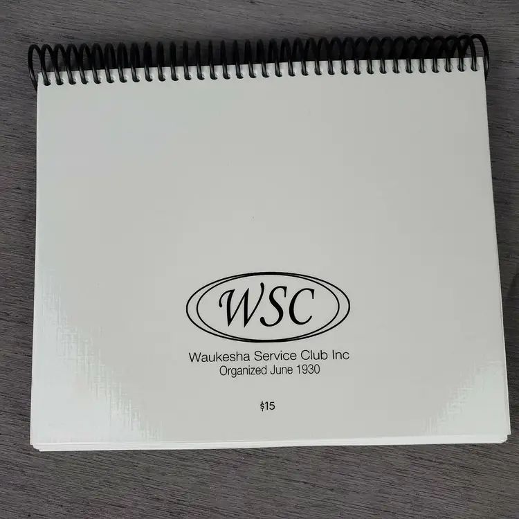 Waukesha Wisconsin Cookbook Hospital Service Club 2016 Midwest Recipes