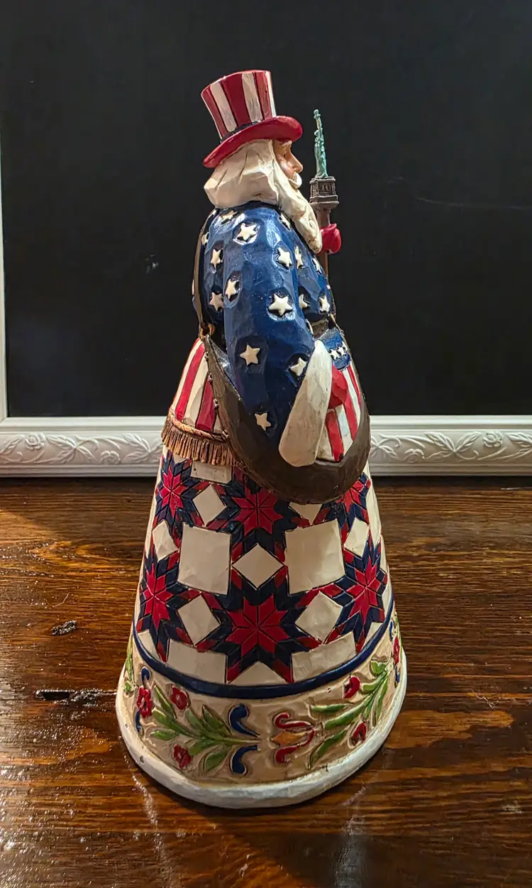 Jim Shore Liberty Design Santa Claus