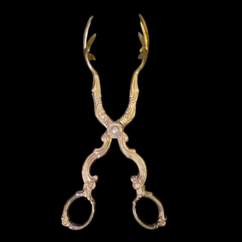 Silver Plate Tongs Made In Italy