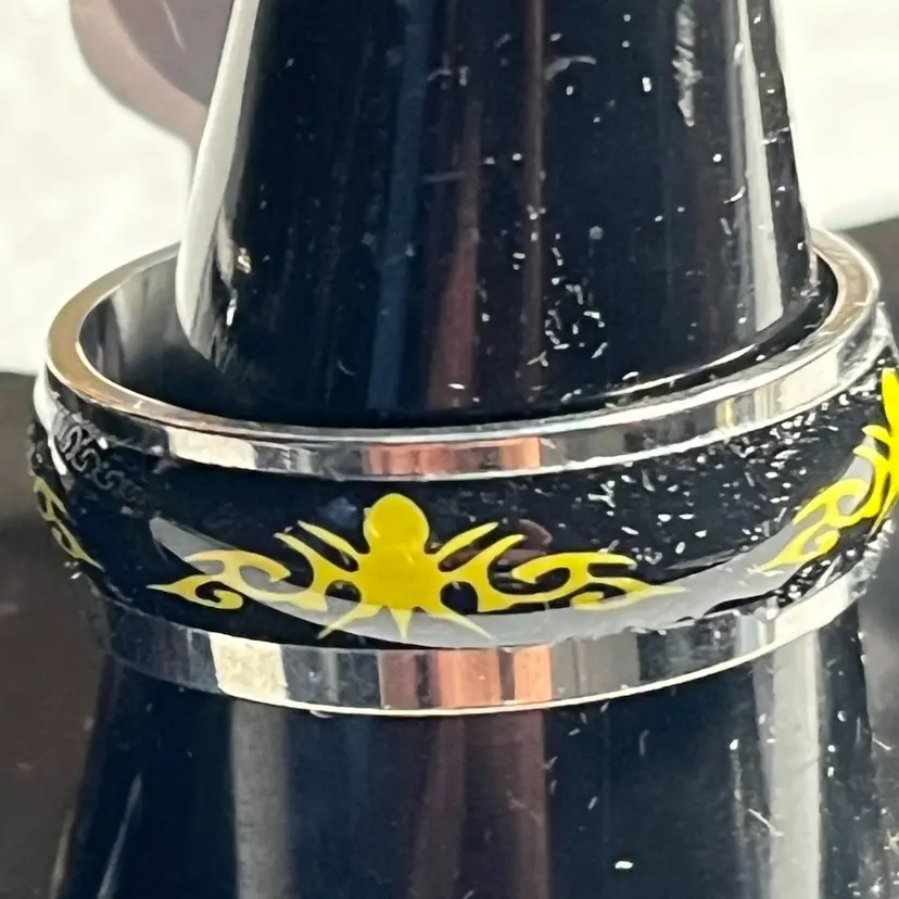 Stainless Steel Ring As Pictured Size 9