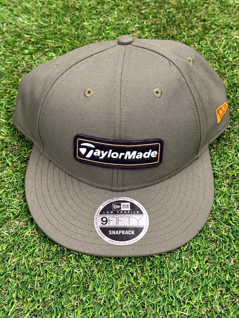 NWT TaylorMade Olive Green Golf Hat New Era 9FIFTY Cap Low Profile Snapback