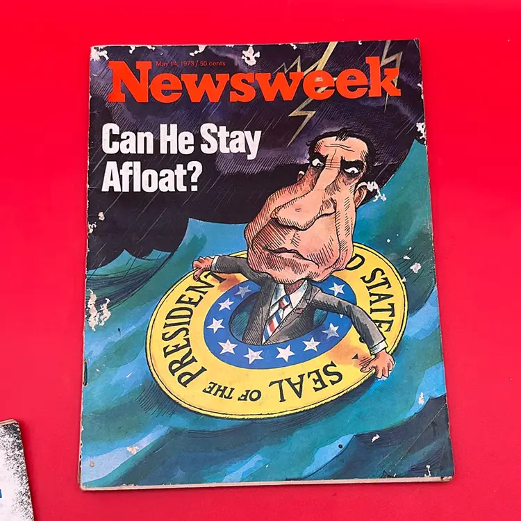 Set Of 3 1973 Newsweek Nixon & Watergate Magazines