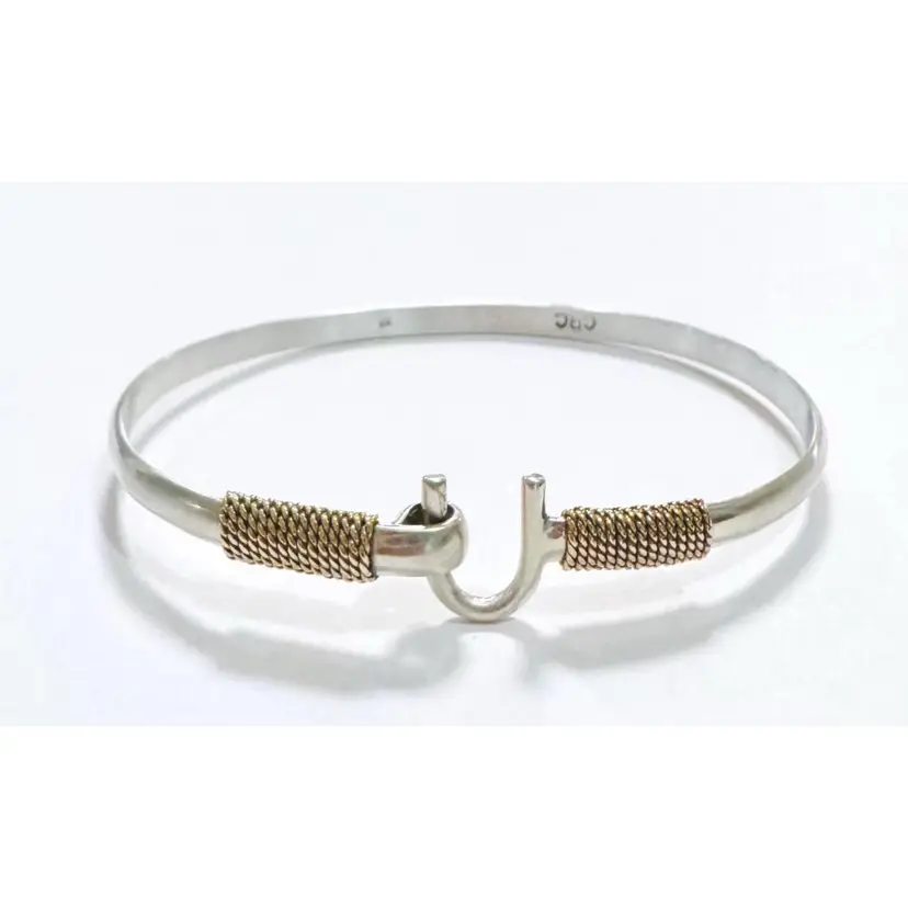 Caribbean Bracelet Company 14k Gold And Sterling Silver Bracelet