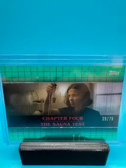 Chapter Four: The Sauna Test Topps High-Tek Stranger Things Green /75