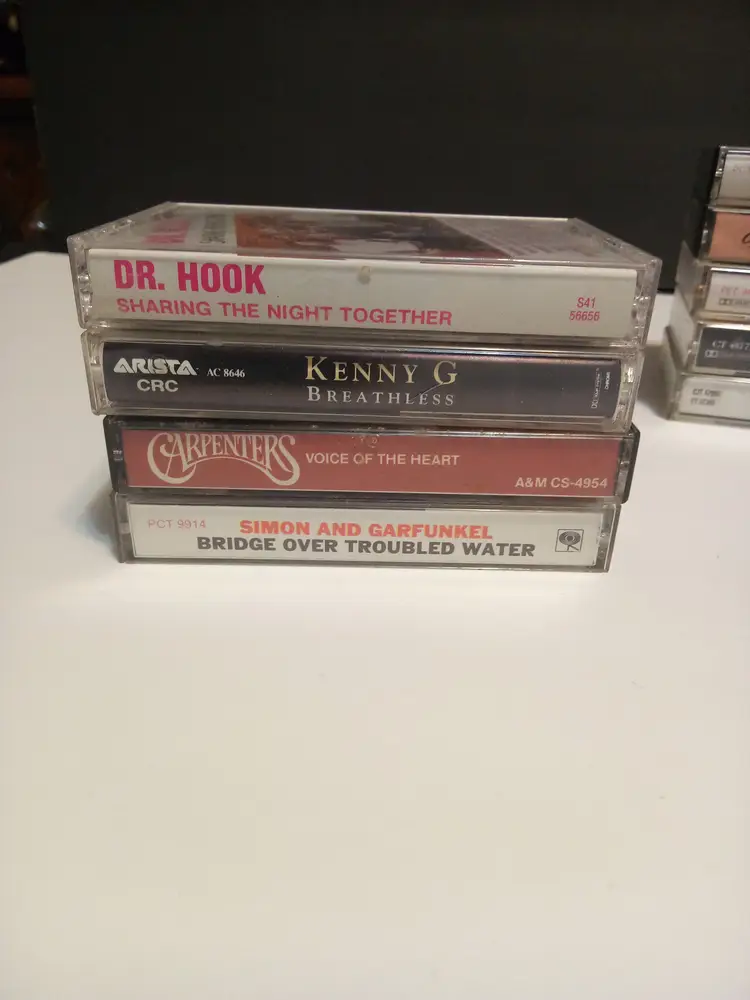 9 Rock Music cassette tapes
