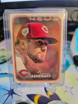 2024 Graham Ashcraft Golden Mirror SP Cincinnati Reds