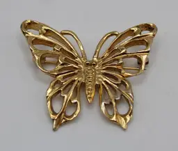 Vintage Napier Gold Tone Butterfly Pin/Brooch