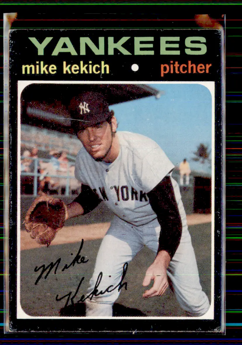 Mike Kekich 1971 Topps #703 - New York Yankees - (pk8-547)