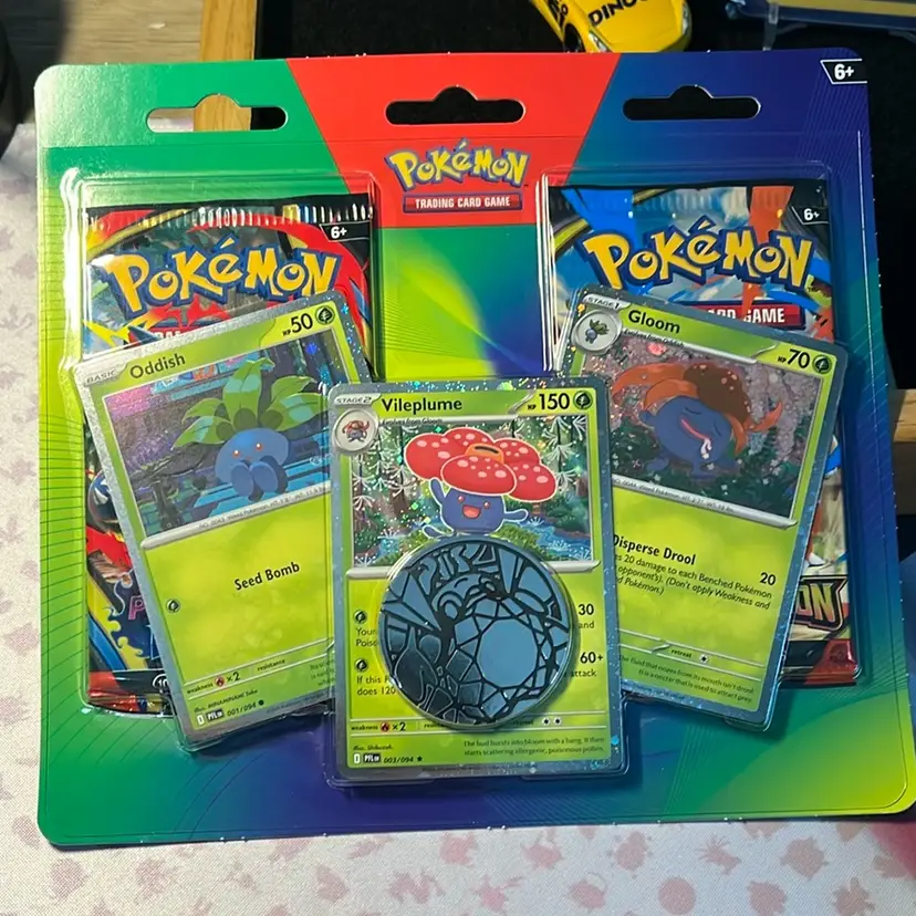 Pokémon Trading Card Game Enhanced 2-Pack Blister from the Phantasmal Flames set.