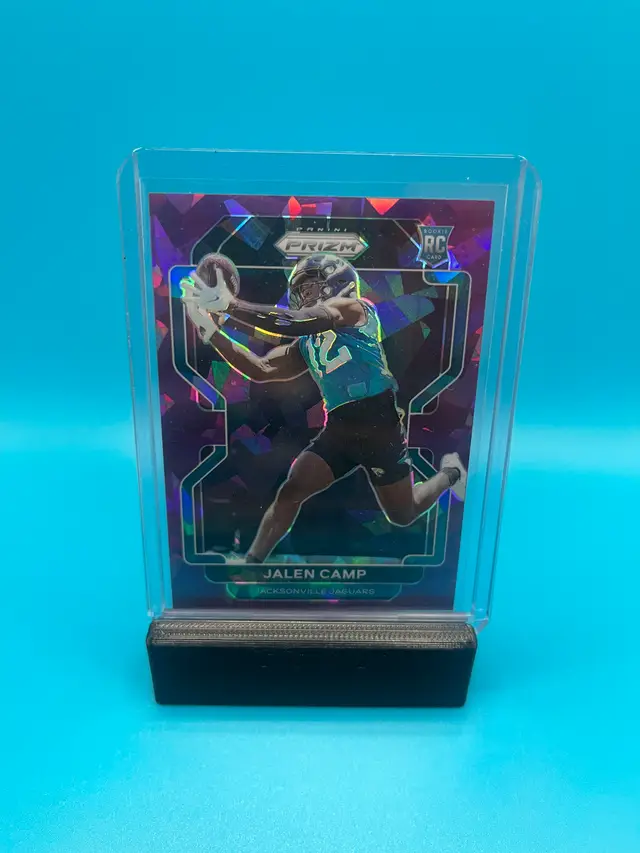 Jalen Camp Purple Atomic Prizm /225 Houston Texans