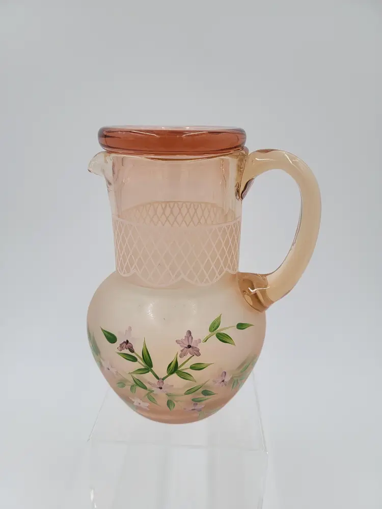 Charming Vintage Floral Tumbler Pitcher🍶