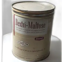 Mead Johnson Dextri-Maltose Empty Advertising Tin ~Vintage~