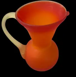 Orange Pitcher Handle Does Glow