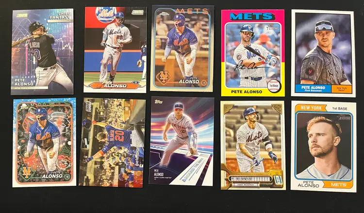 Pete Alsonso Lot of 10 Cards