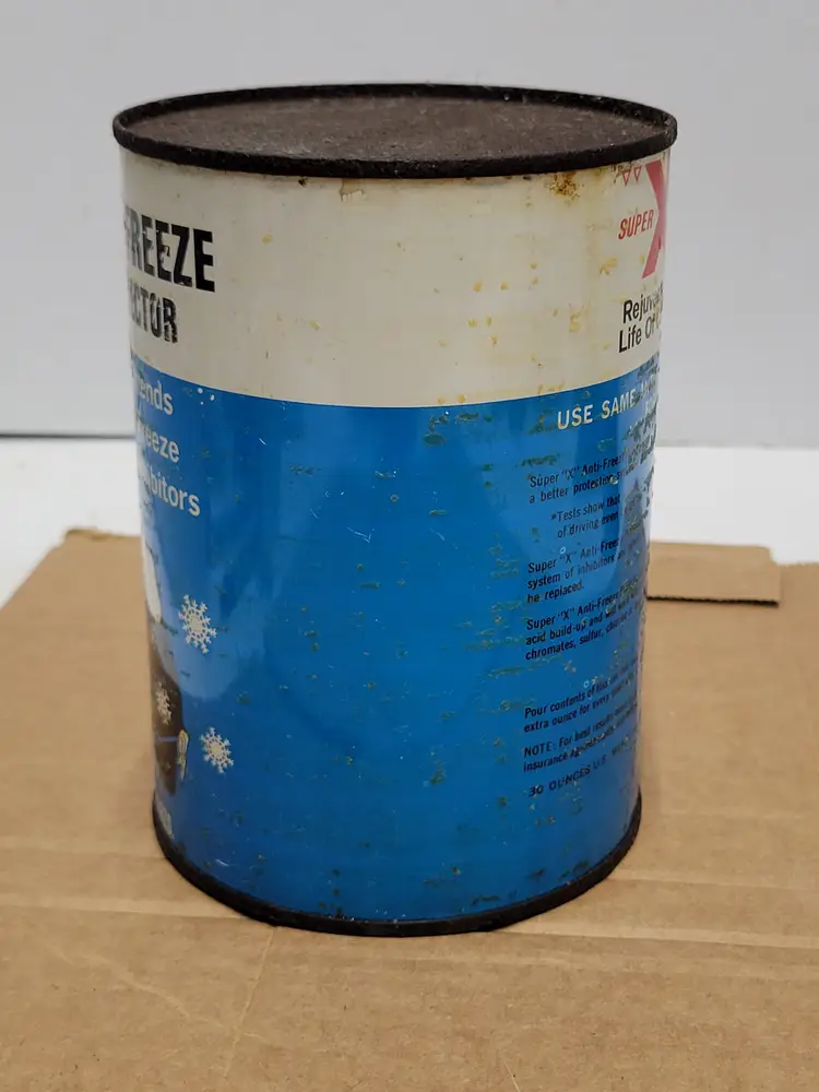 Super X Anti Freeze Protector Elk Groove Illinois Empty