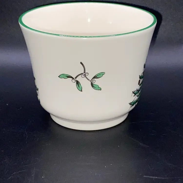 SPODE CHRISTMAS TREE Votive Cup Candle Holder Made In England