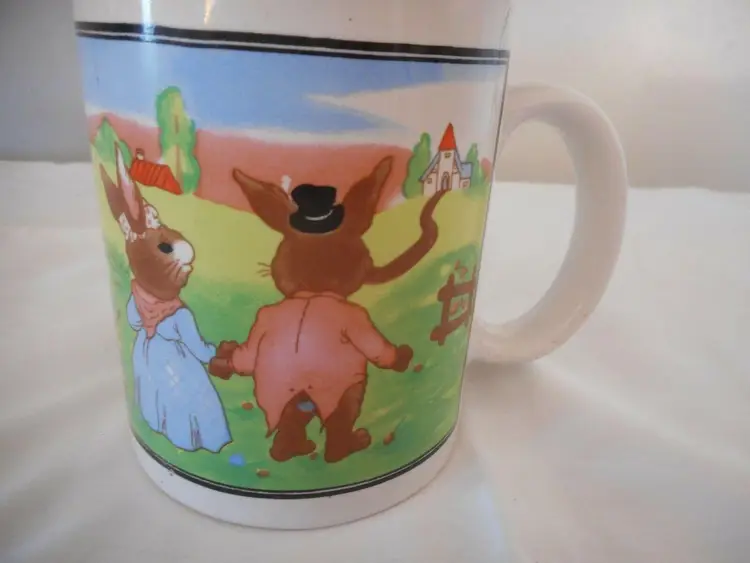 Bunny Rabbit Easter Spring Mug Coffee Tea Drinkware
