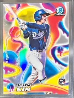 2025 Bowman Chrome Hyeseing Kim Melt Mashers Insert Rookie (RC) Los Angeles Dodgers