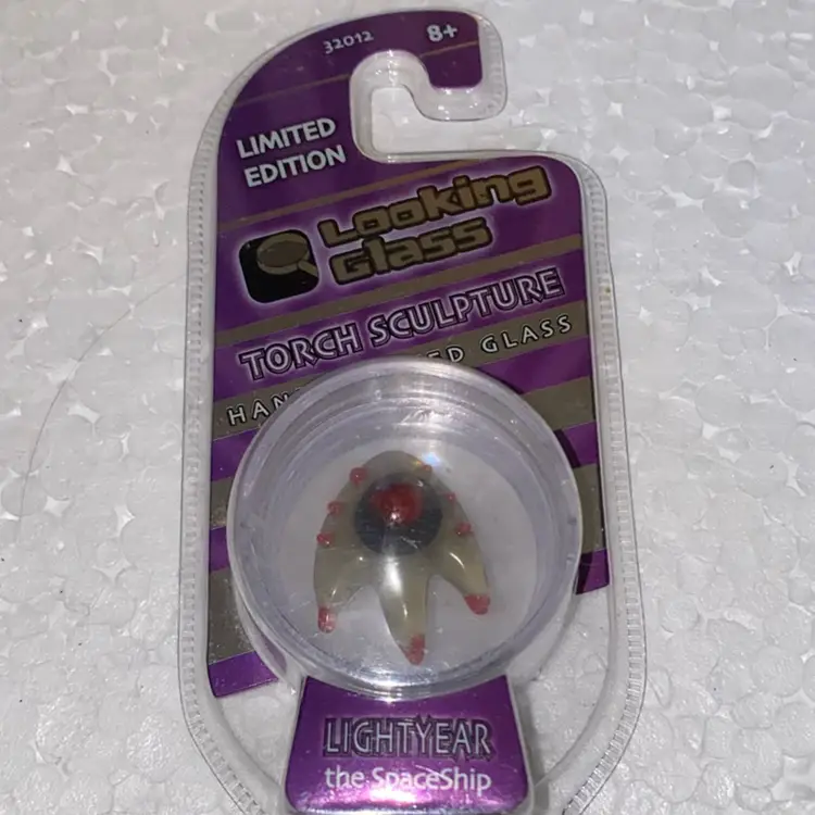 33% Off Sale- Limited Edition Looking Glass Torch Sculpture Lightyear The Spaceship  Front And Back Photos (was $12)