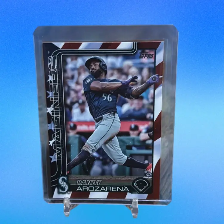 Randy Arozarena 2025 Topps Series 1 Independence Day Parallel 45/76