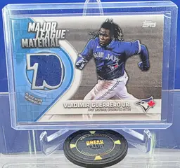 Vladimir Guerrero Jr 2021 Topps Major League Material Relics Jersey #MLM-VG Toronto Blue Jays