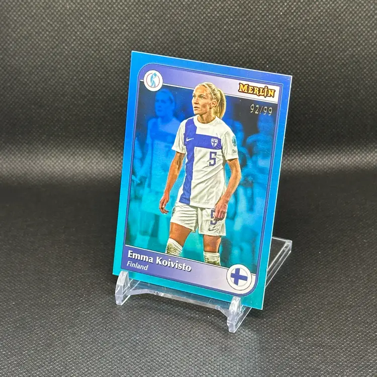 Emma Koivisto Eurostars /99 2025 Topps Merlin Euros - Finland