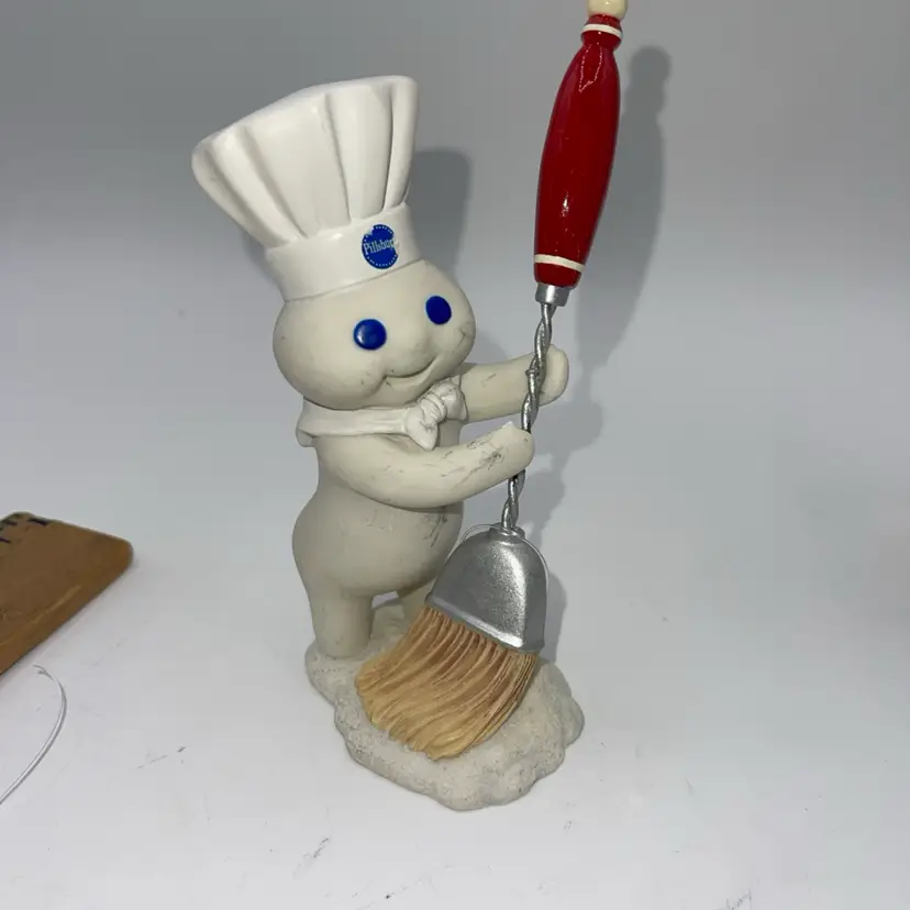 Pillsbury Doughboy Figurine "Clean Sweep" by Danbury Mint