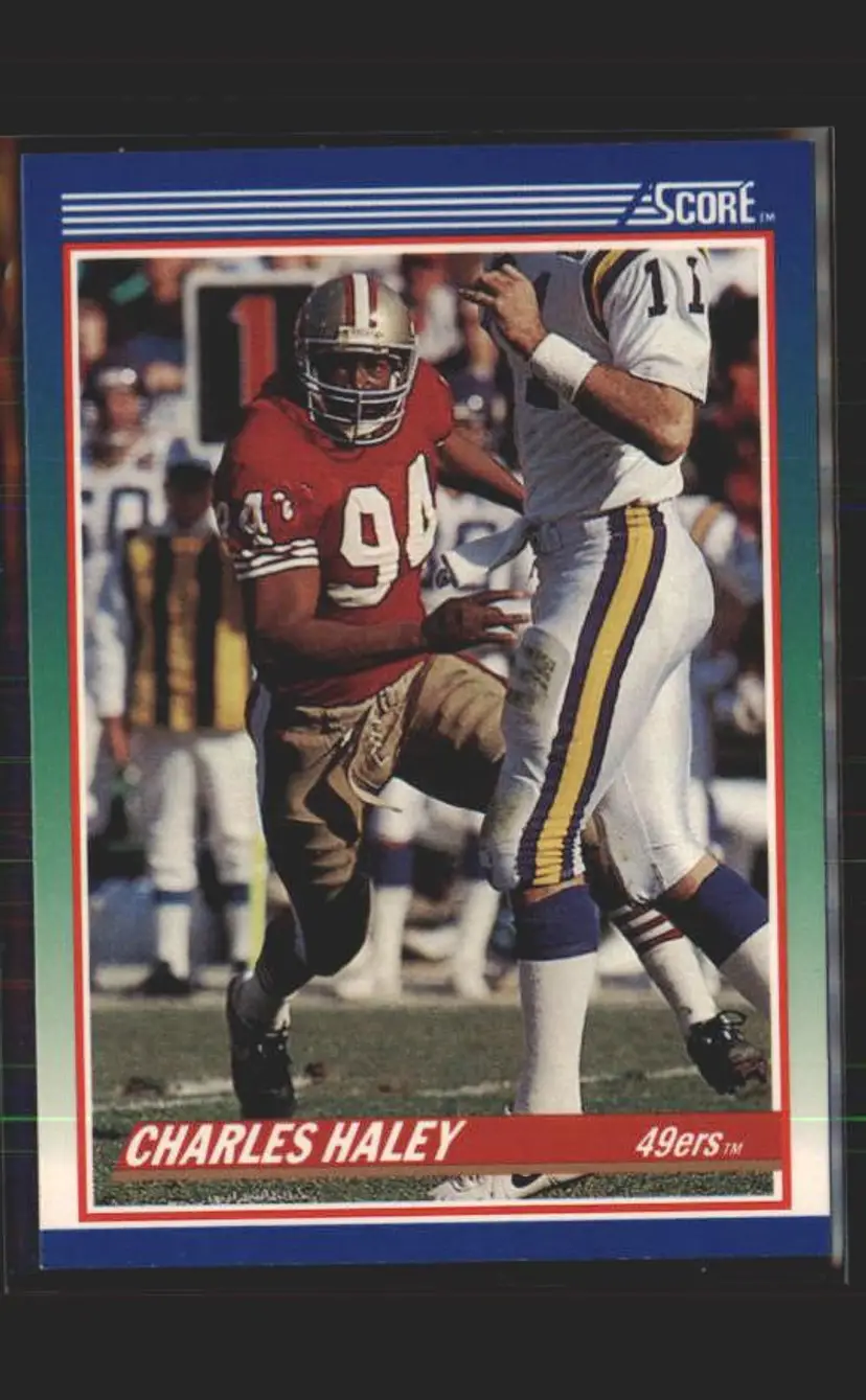Charles Haley 1990 Score #94 - (139) - San Francisco 49ers