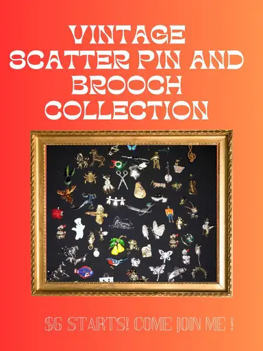 Vintage Scatter Pins And Brooches With Jenikay