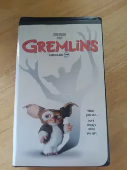 Gremlins VHS 1984 Warner Bros. Steven Spielberg Classic Horror Comedy