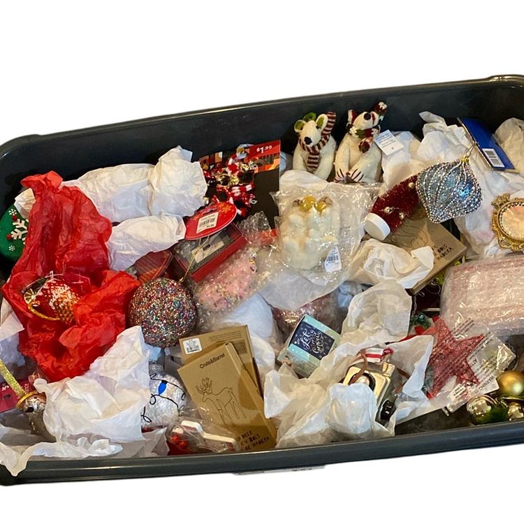 Variety Of Christmas Ornaments