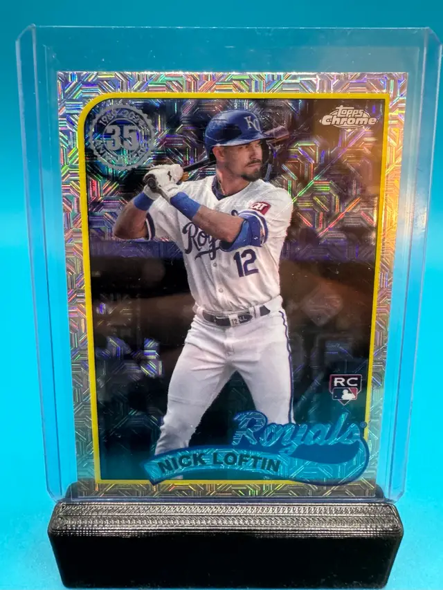 Nick Loftin Topps Update Silver Pack Chrome Mojo Refractor RC Kansas City Royals