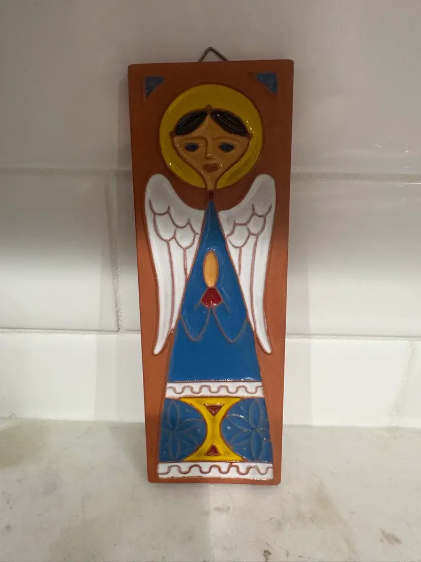 Ceramic Tile Wall Art Creazioni Luciano Italian Pottery Hand-Painted