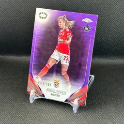 Anna Gasper 168/299 - 2023/24 Topps Chrome Purple Refractor UEFA Benfica