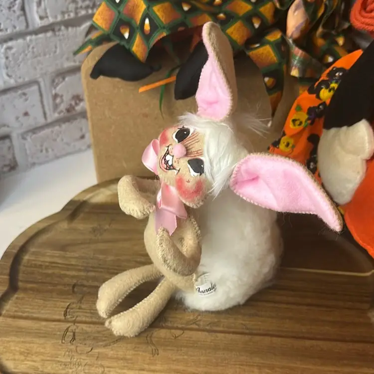 Anna Lee Bunny Rabbit So Cute With The Fluffy Tail under 20 dollars