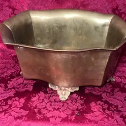 Heavy Brass 6-sided Bowl